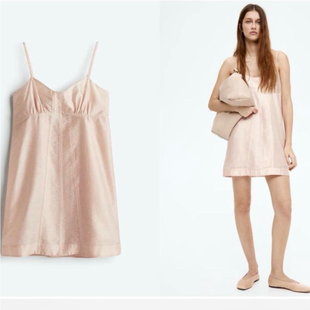 H&M Blush Mini Dress - Picture 1 of 4
